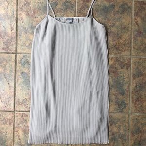 aerie | size small pleated grey dress like new